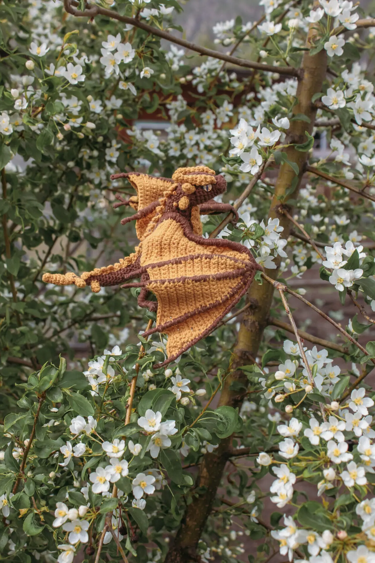 Hungarian Horntail. Knitted dragon. Collectible toy. 7 Hungarian Horntail. Knitted dragon. Collectible toy. Collectible toys based on books and films "Harry Potter". Book lovers will love this gift.
