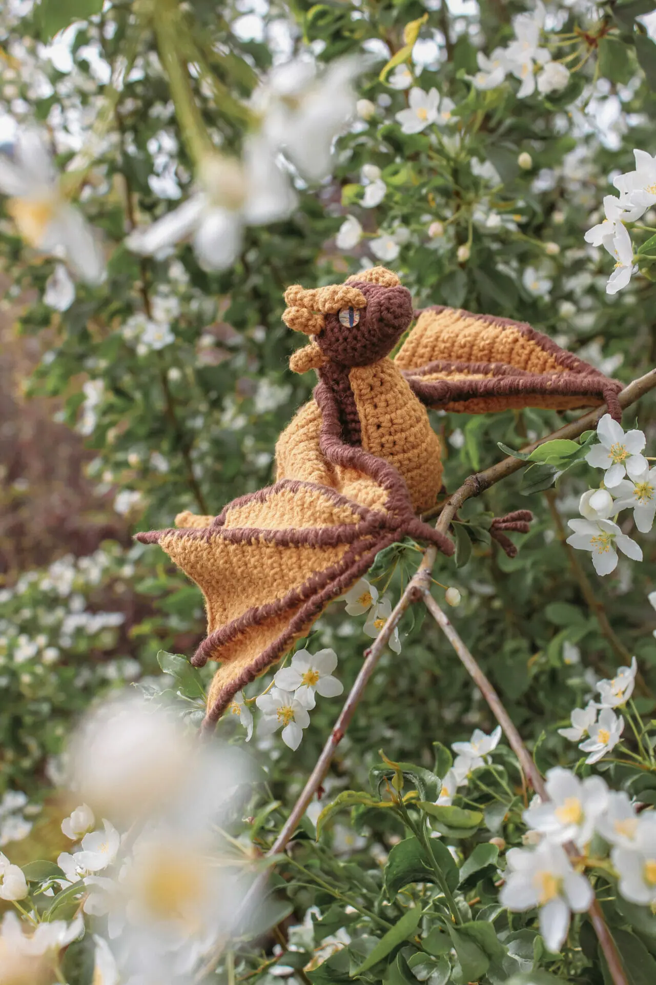 Hungarian Horntail. Knitted dragon. Collectible toy. 6 Hungarian Horntail. Knitted dragon.