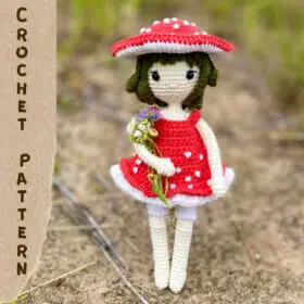 Shroom Fairy Doll crochet pattern