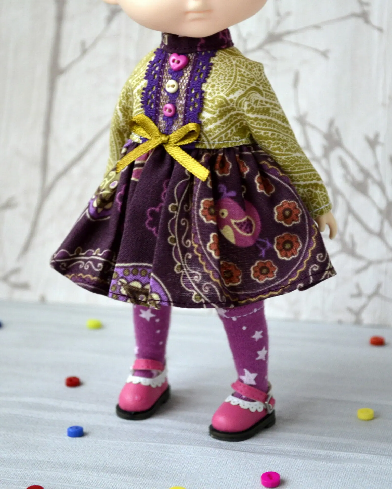 Meadow Chibbi Doll outfit, Holala, xiaomi doll dress, Сhickens 2 Holala dress, Holala doll dress outfit, Holala clothes - chickens