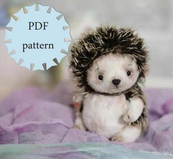 master class on sewing toys hedgehog