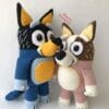 2 Crochet patterns Blue Heeler DAD and MOM.