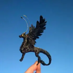 Black dragon artwork