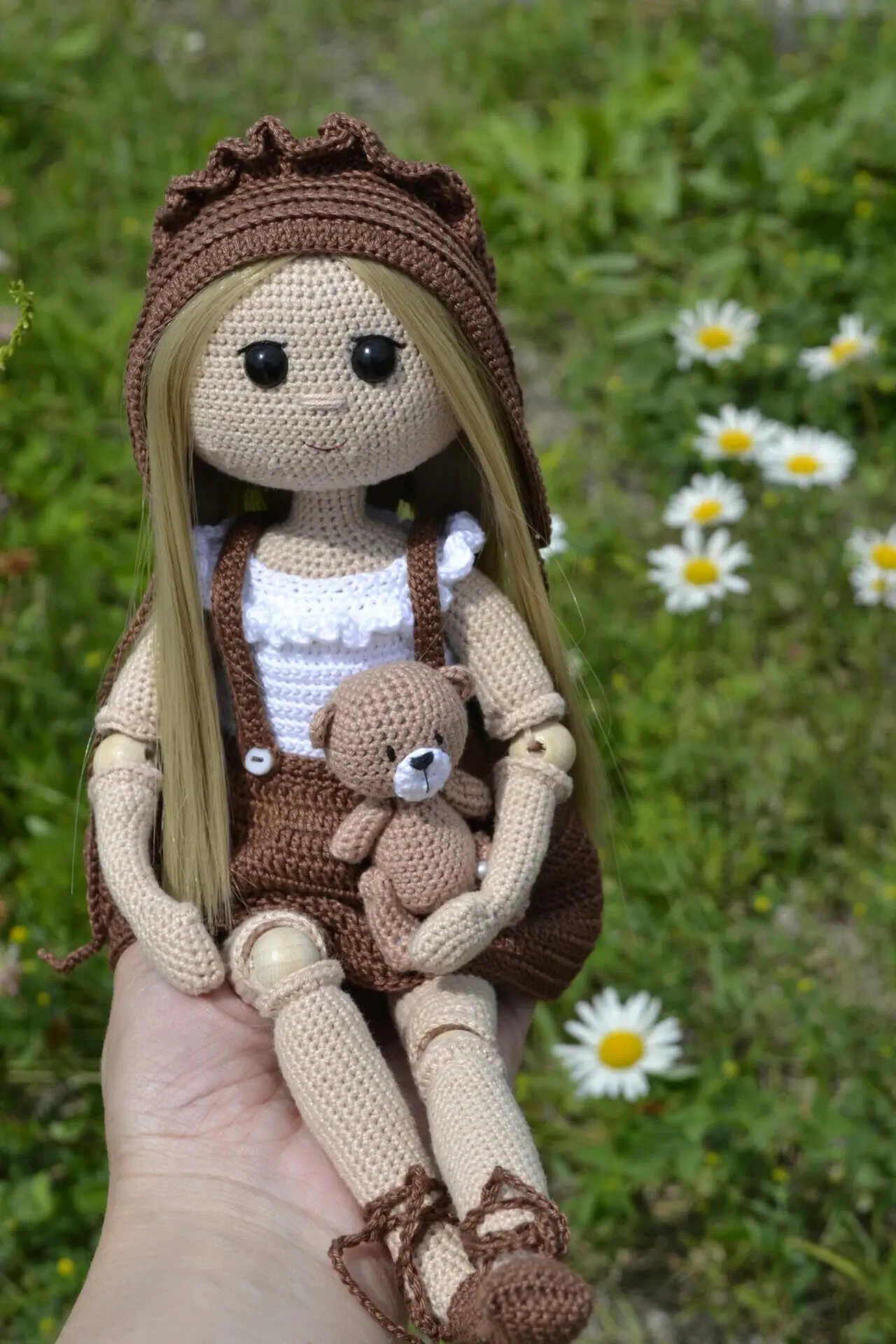 Cute crochet doll amigurumi pattern Eng PDF - DailyDoll Shop