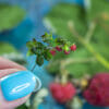 TUTORIAL Miniature raspberry with polymer clay and air dry clay