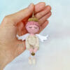 Angel boy keychain