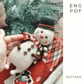 Snowman crochet pattern