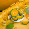 TUTORIAL Miniature cantaloupe with polymer clay