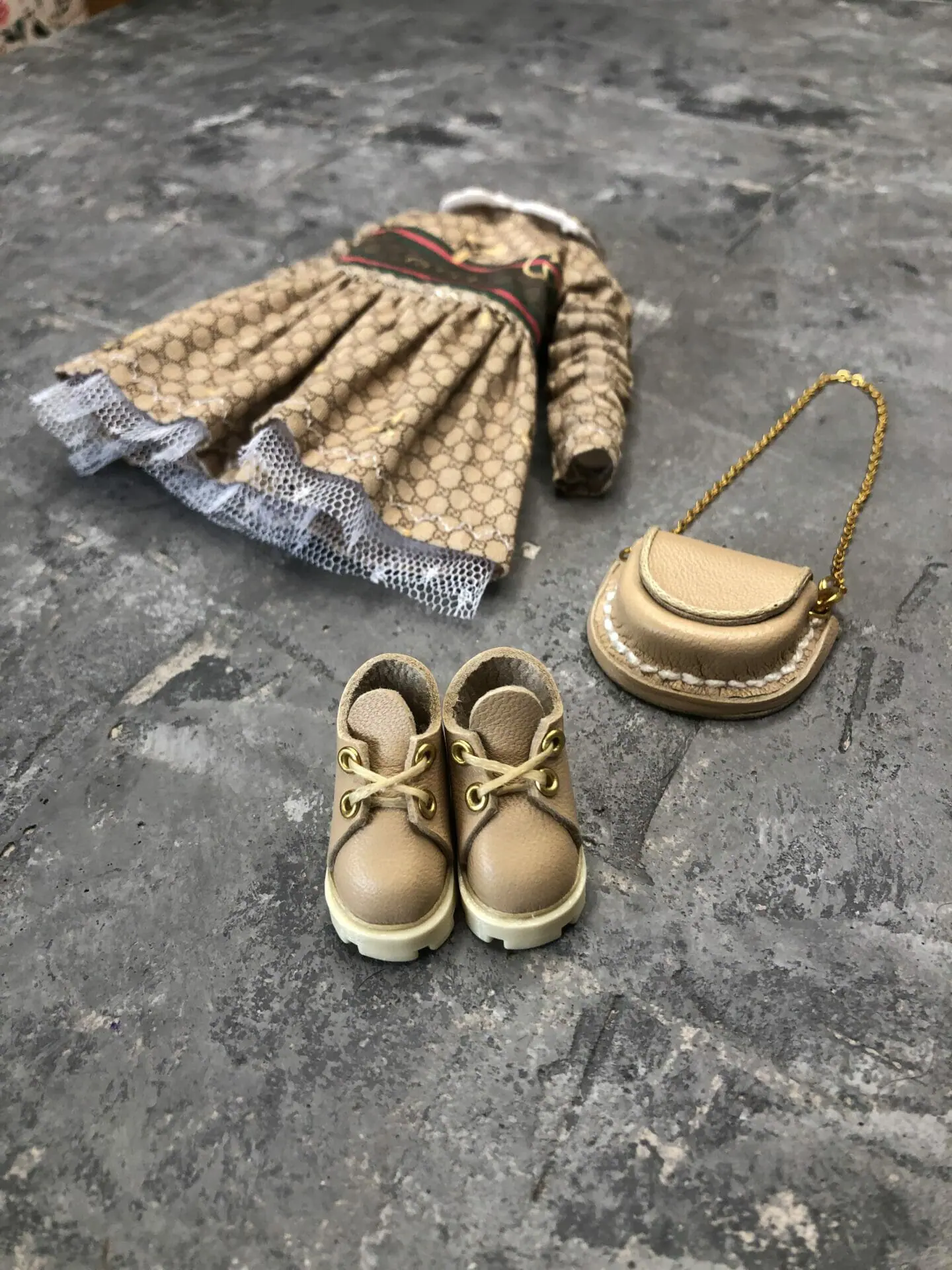 Blythe doll set clothes Dresses Gucci - DailyDoll Shop