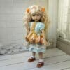 Cotton polka and foxes dress