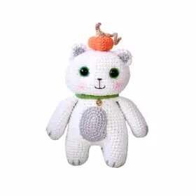 Handmade Stuffed kitten toy
