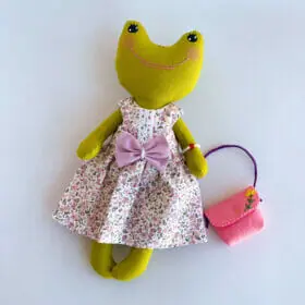 stuffed toy frog