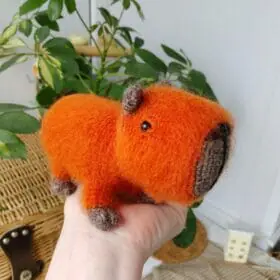 amigurumi capybara crochet pattern
