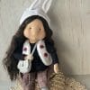 Textile bunny doll