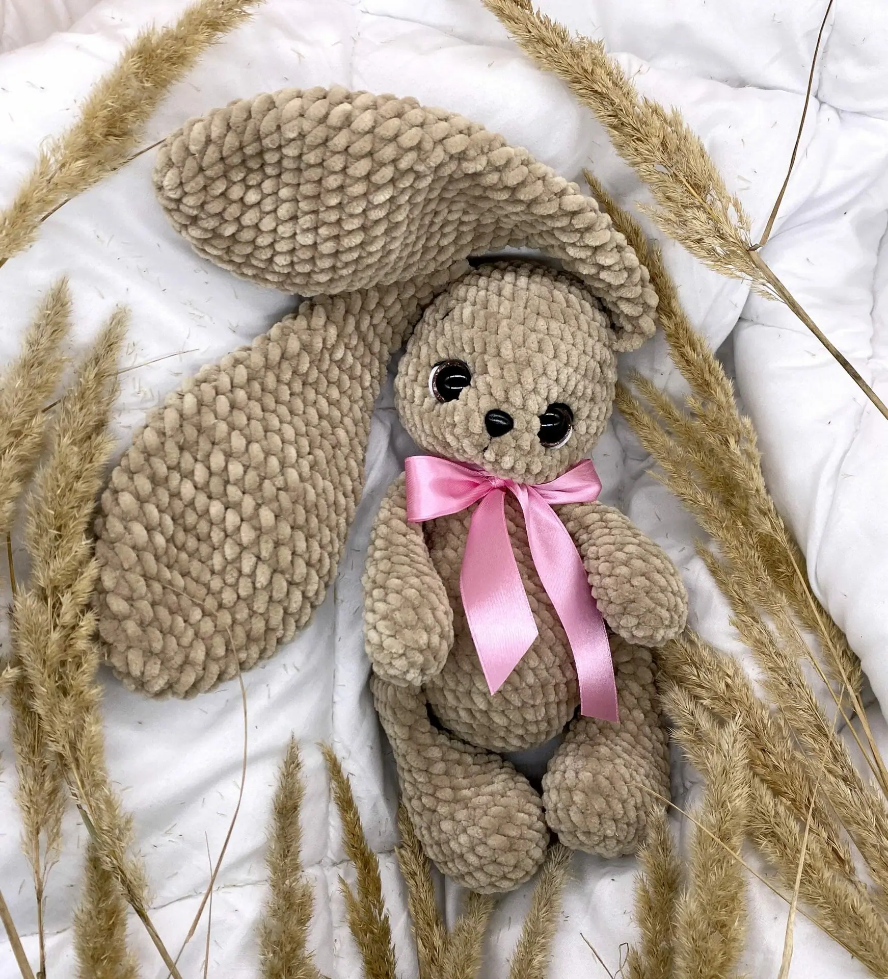 Amigurumi Crochet Pattern Honey the Bunny Rabbit Doll ENGLISH ONLY