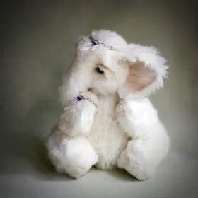 Infanta white elephant teddy