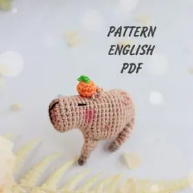 Capybara crochet pattern