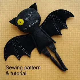 Black cat sewing patter