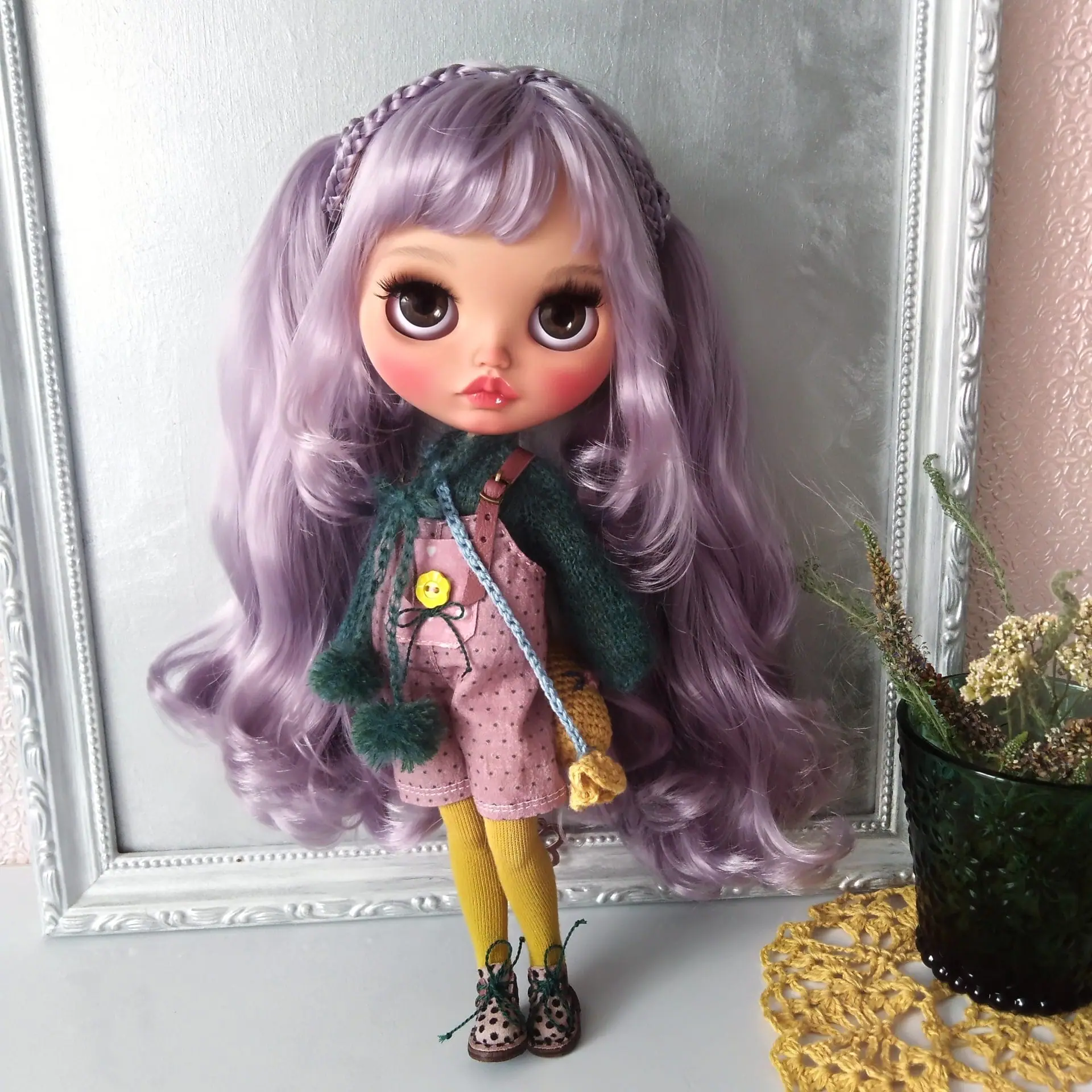 Blythe doll custom long hair one of a kind - DailyDoll Shop