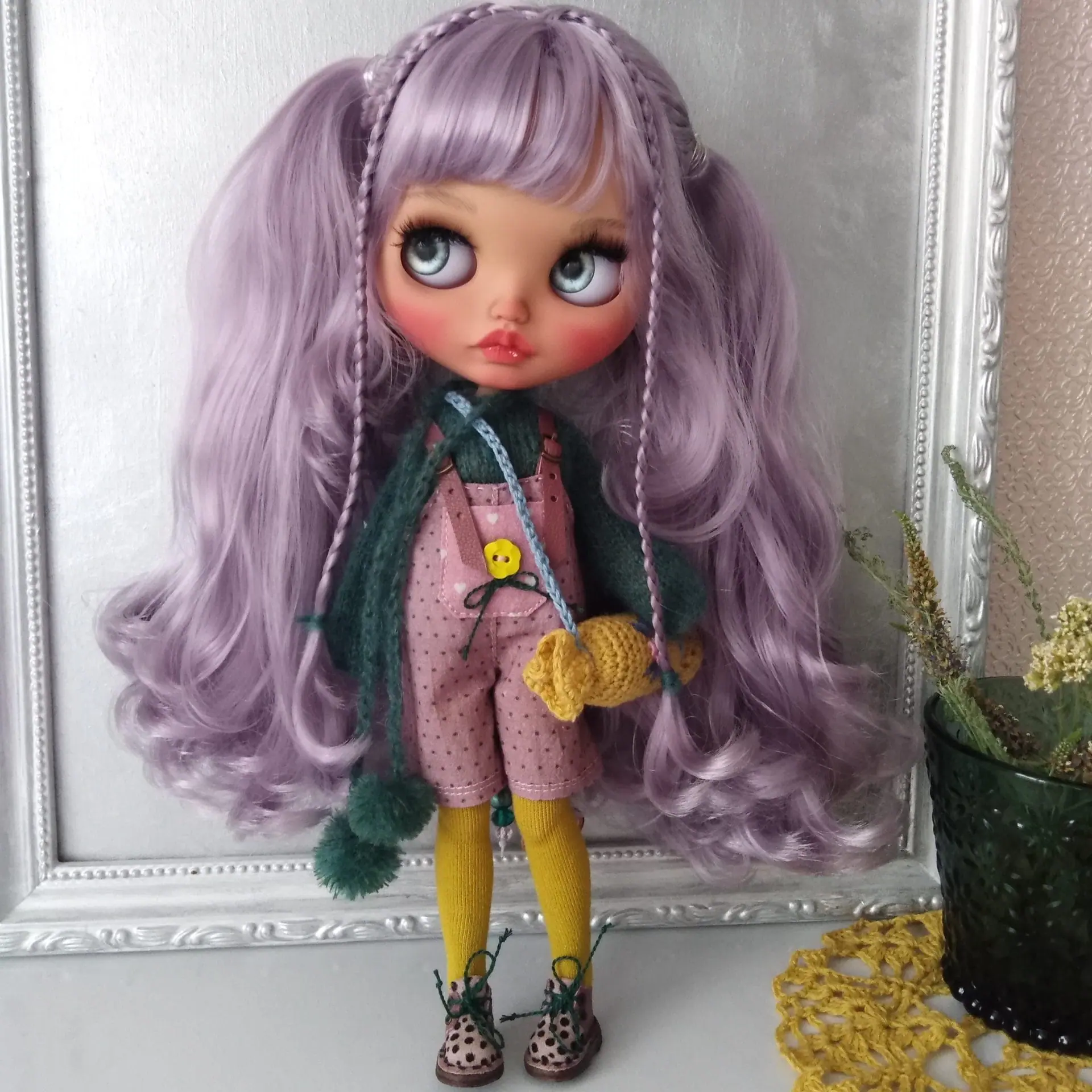 Blythe doll custom long hair one of a kind - DailyDoll Shop