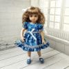 Little Darling blue with snowflakes dress