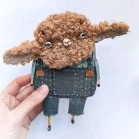 one-of-kind-textile-art-doll-sheep-in-green-suit