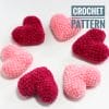 CROCHET PATTERN Heart toy Keychain heart Funny mature gift boyfriend Gift valentines day Amigurumi tutoria PDF file