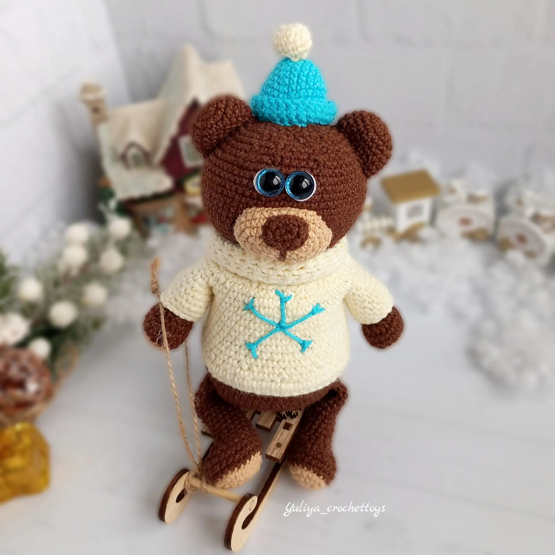 Crochet sweater outlet for teddy bear