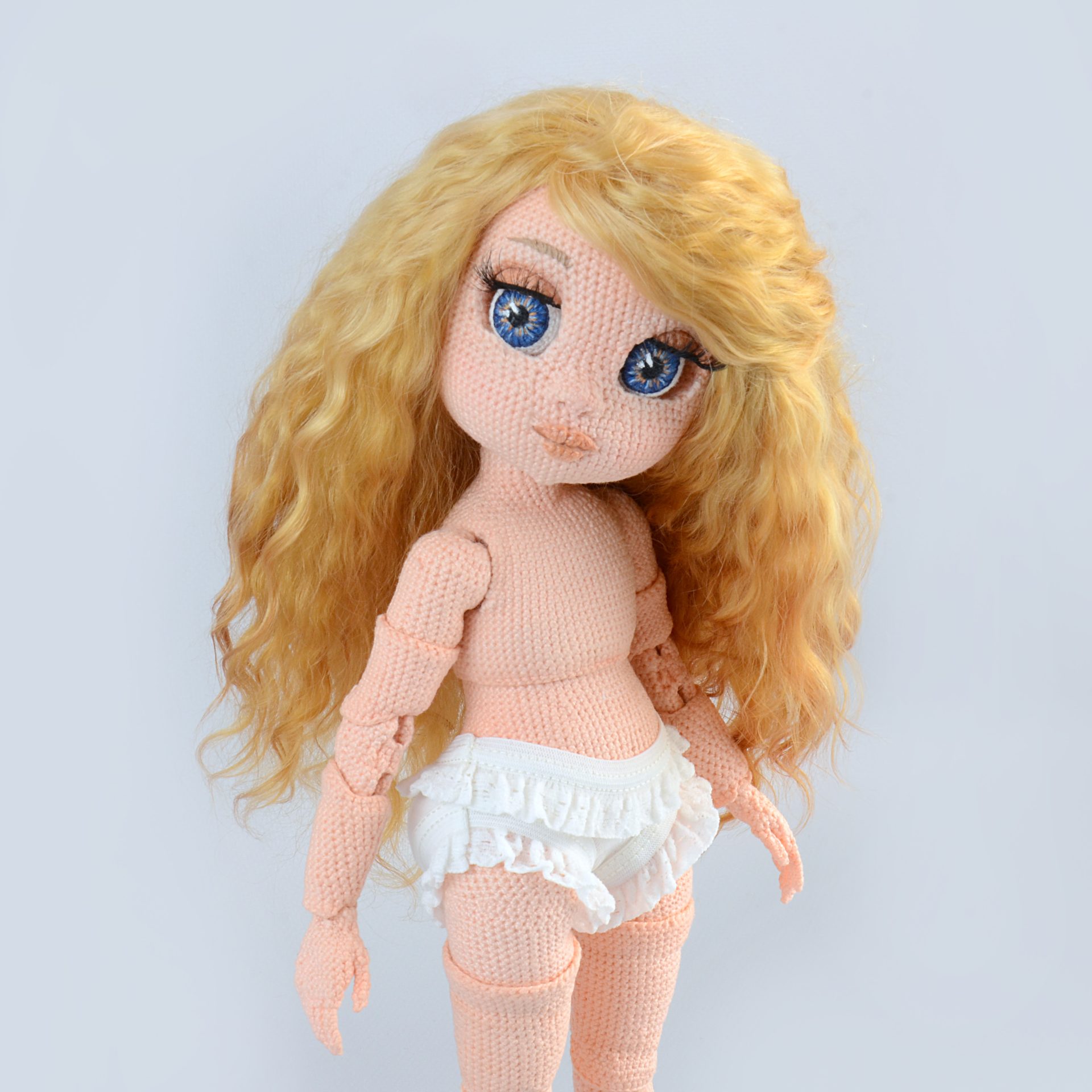 KRY 「DOLLS」 Vintage 1992 KidKore Kid Kore Blonde Katie Doll 7.5