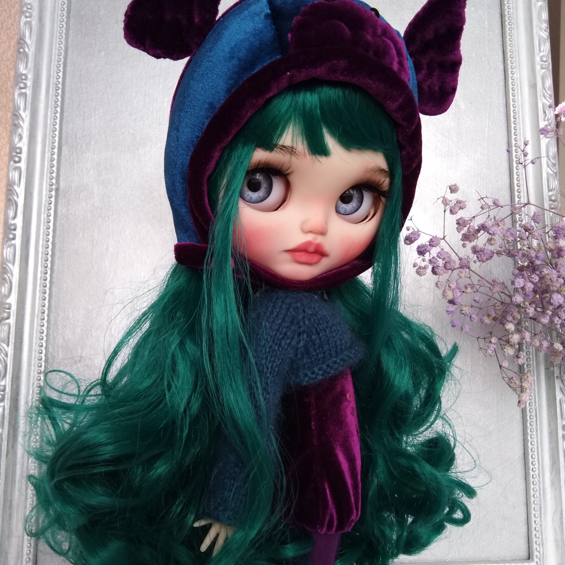 OOAK Custom Blythe Doll Neo Blythe Doll Art Custom Blythe Doll Home Decor  Birthday Gift 