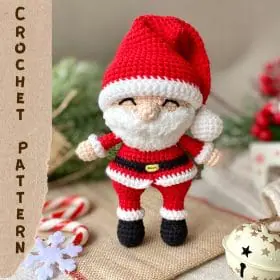 Santa Claus crochet toy pattern