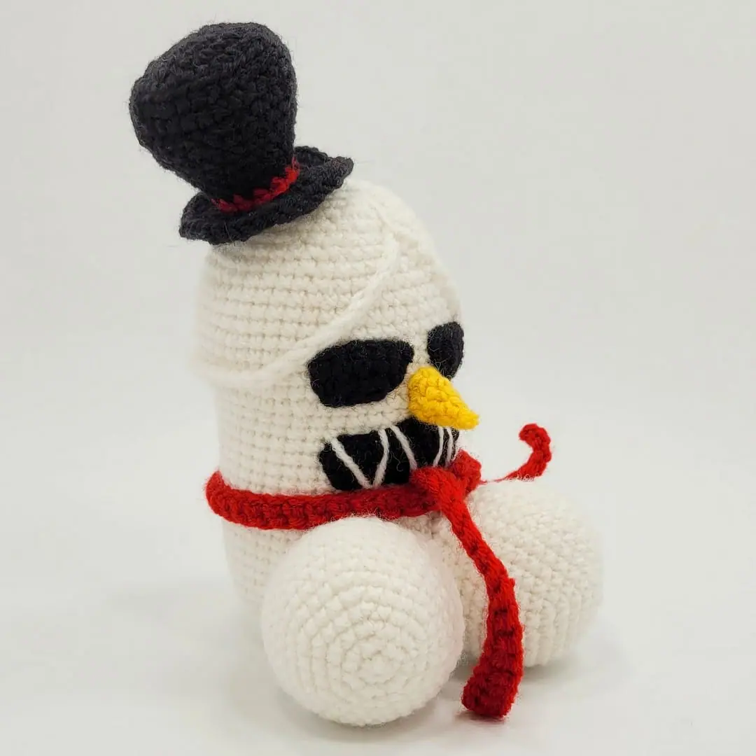 Amigurumi mini snowman crochet pattern. Amigurumi toy - DailyDoll Shop