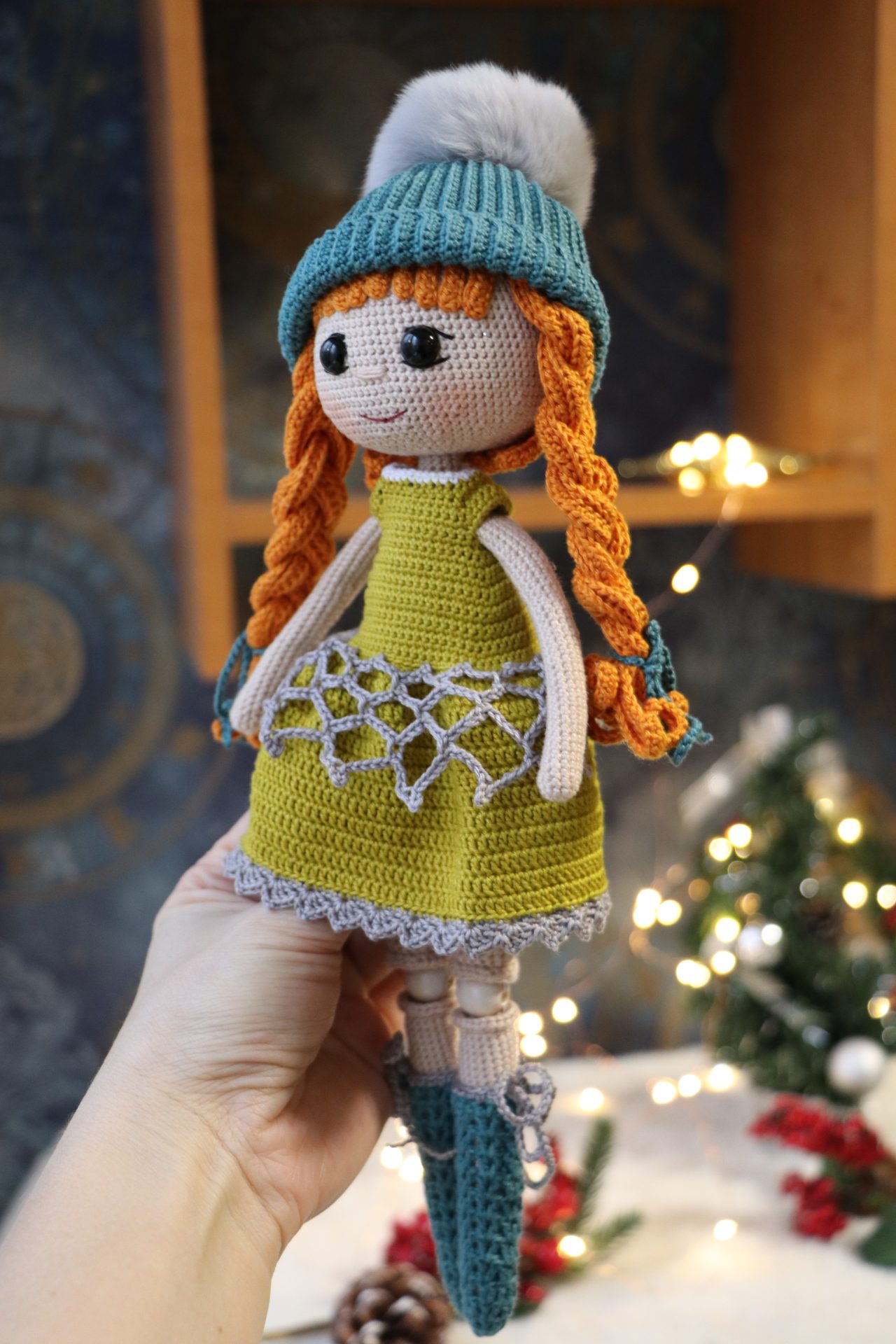 Crochet pattern tilda doll long legs