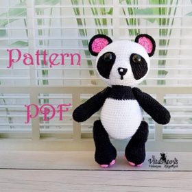cute panda crochet
