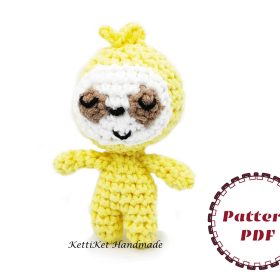 crochet pattern pdf mini sloth