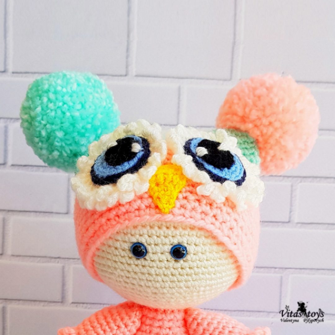 Amigurumi toy pattern Pokemon Umbreon. Crochet toy
