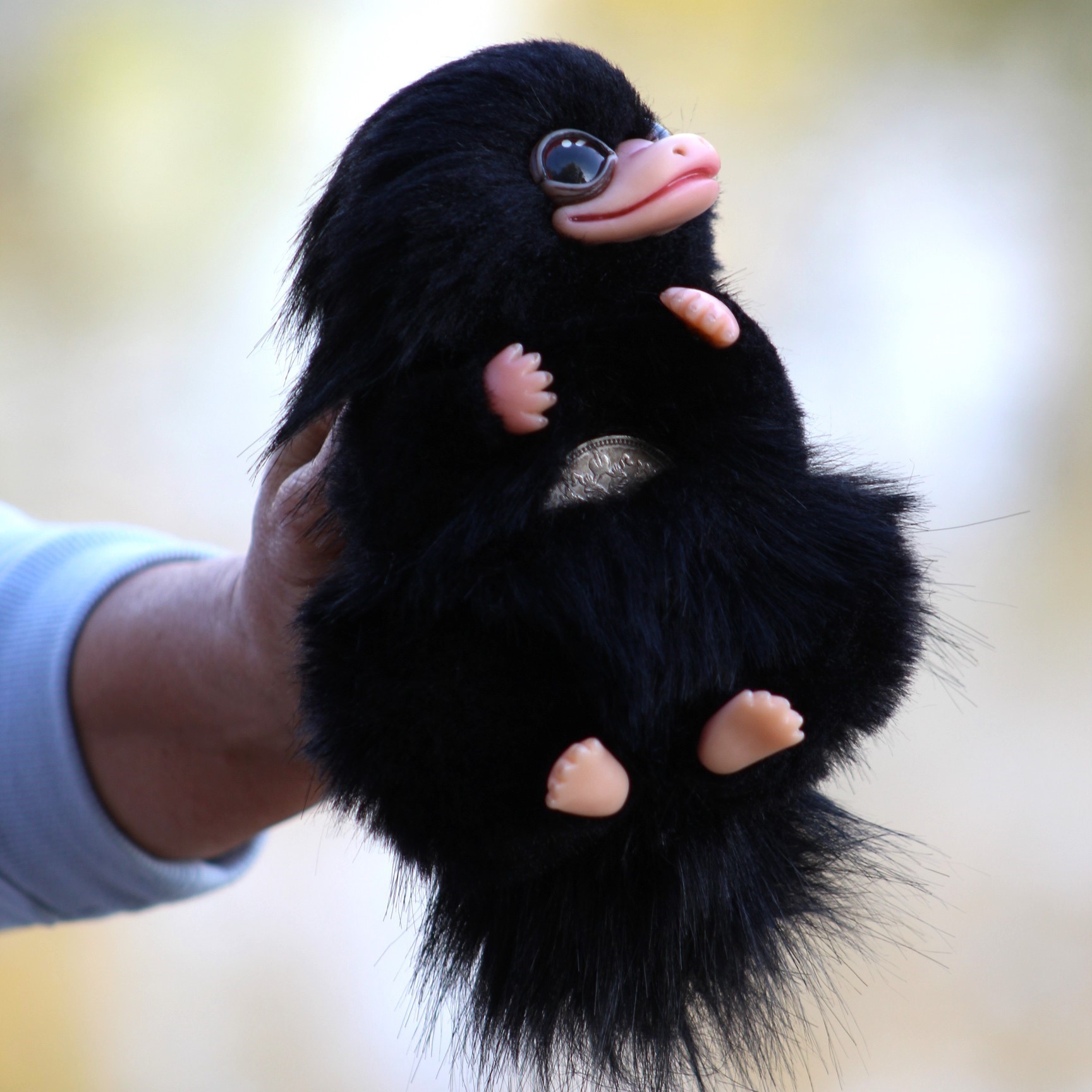 Baby Niffler plush Fantasy creature doll