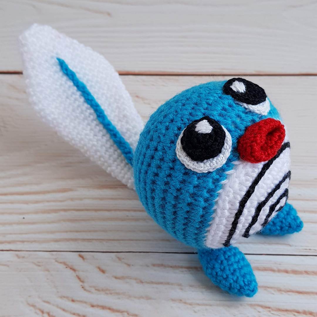 Amigurumi toy pattern Pokemon PoliWag Crochet toy 7 amigrumi pokemon