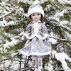Ruby Red 37cm Snow Maiden pattern