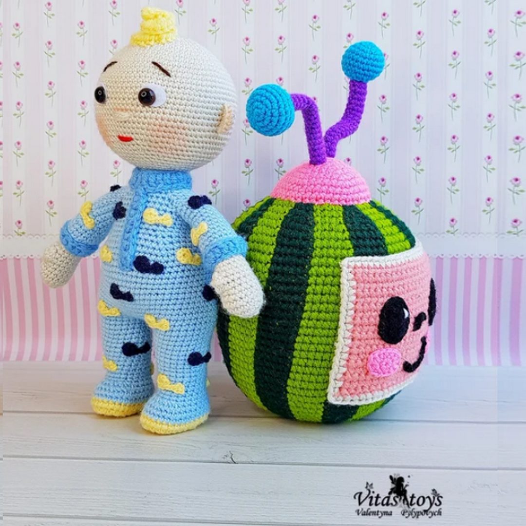 あみぐるみ JJ Amigurumi doll pattern JJ Baby CoComelon Crochet toy