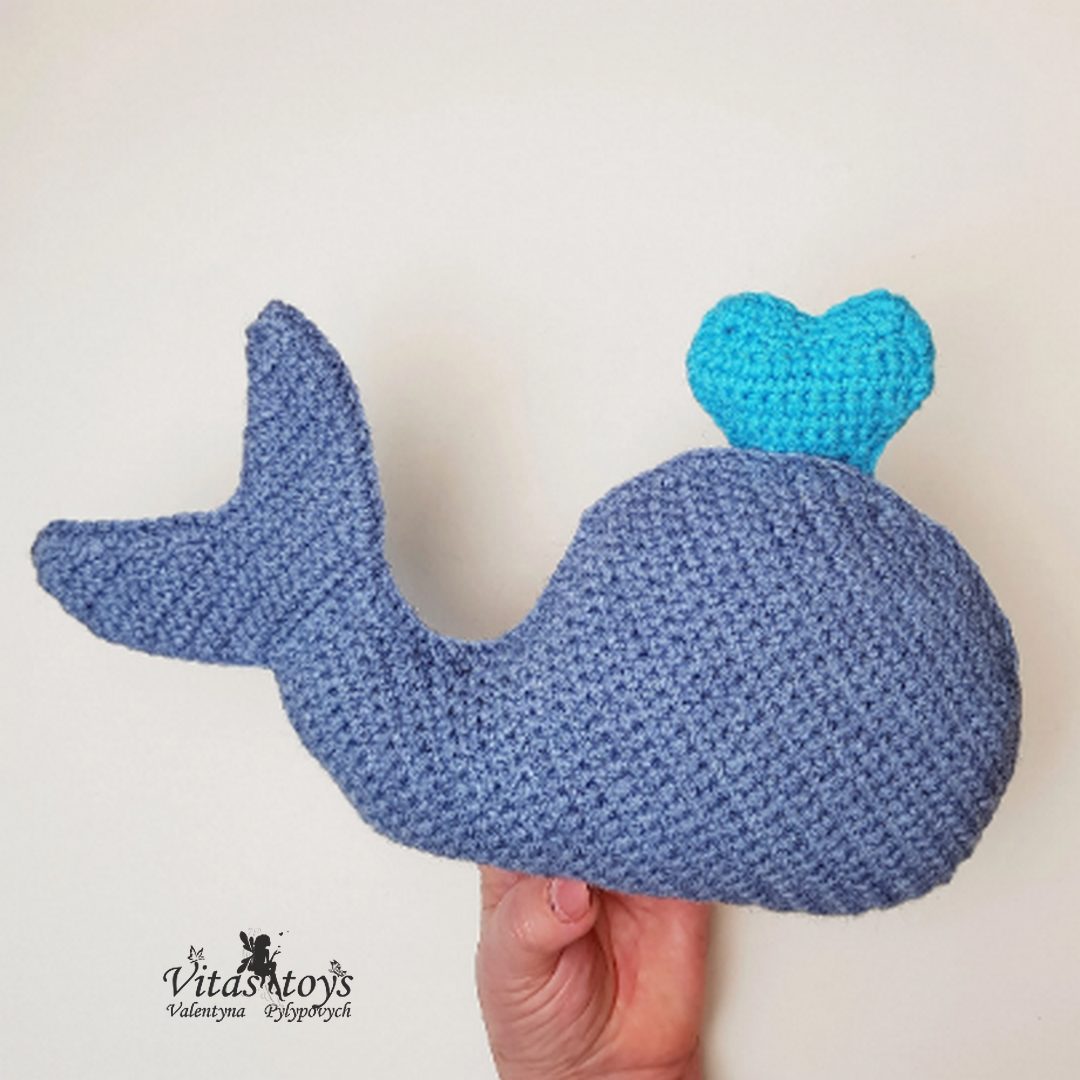 Blue fish Crochet pattern | Amigurumi crochet pattern | PDF digital file  instant download