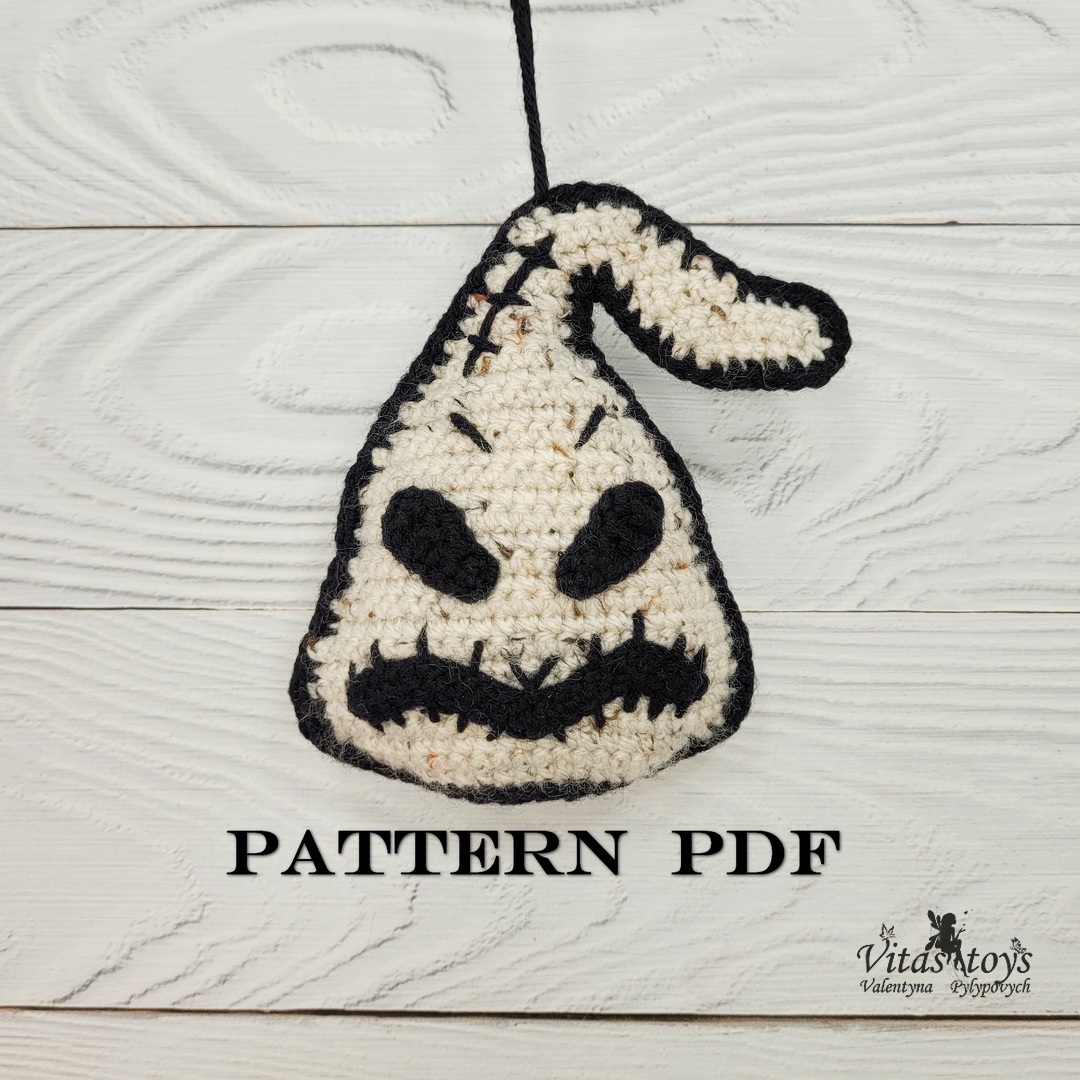 crochet Creepy Oogie amigurumi toy pattern