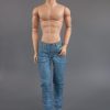 IT homme doll realistic blue jeans