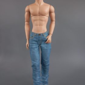 IT homme doll realistic blue jeans