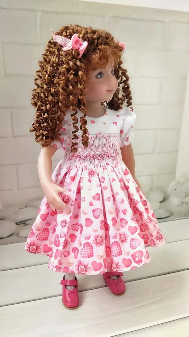 American girl deals pink dress