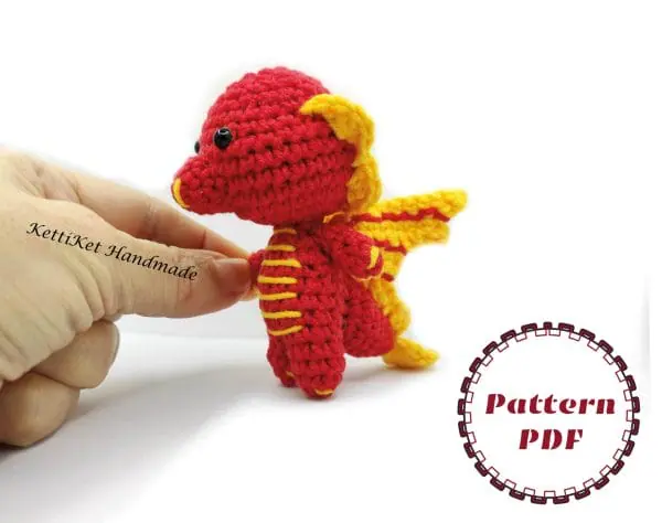 crochet pattern dragon