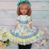 vestida de azul doll clothes