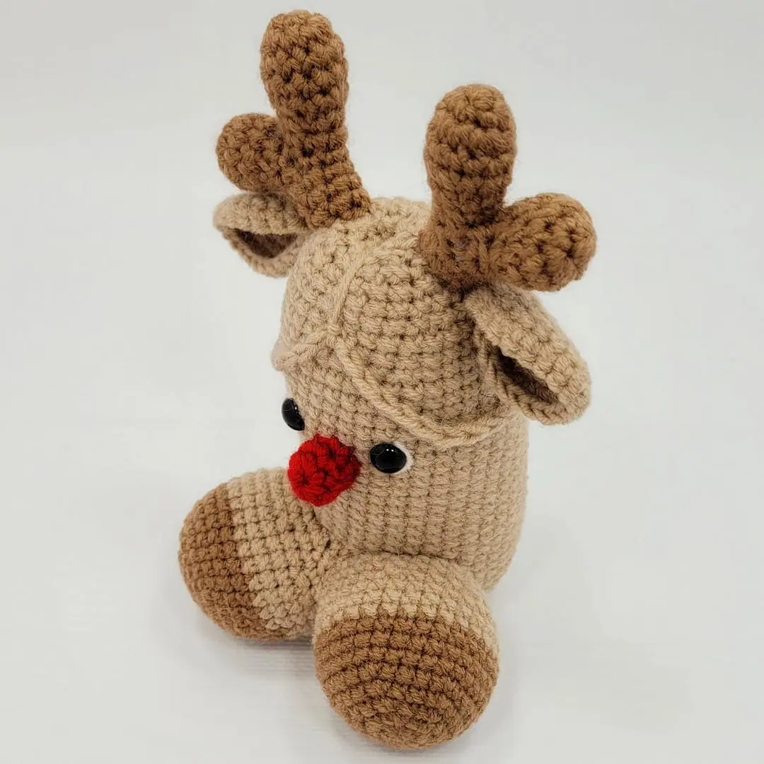 Amigurumi toy pattern Funny Penis Reindeer crochet toy 8 crochet genitals