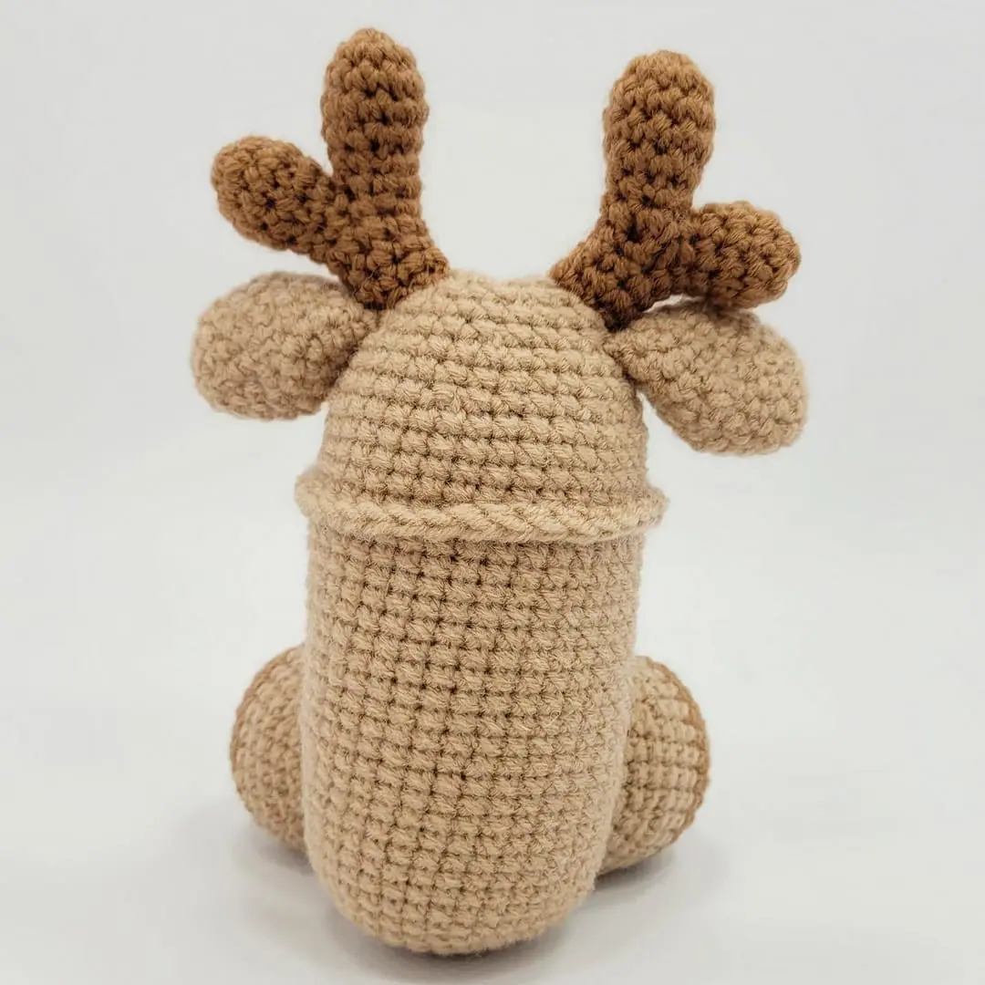 Amigurumi toy pattern Funny Penis Reindeer crochet toy 3 penis rudolf pattern