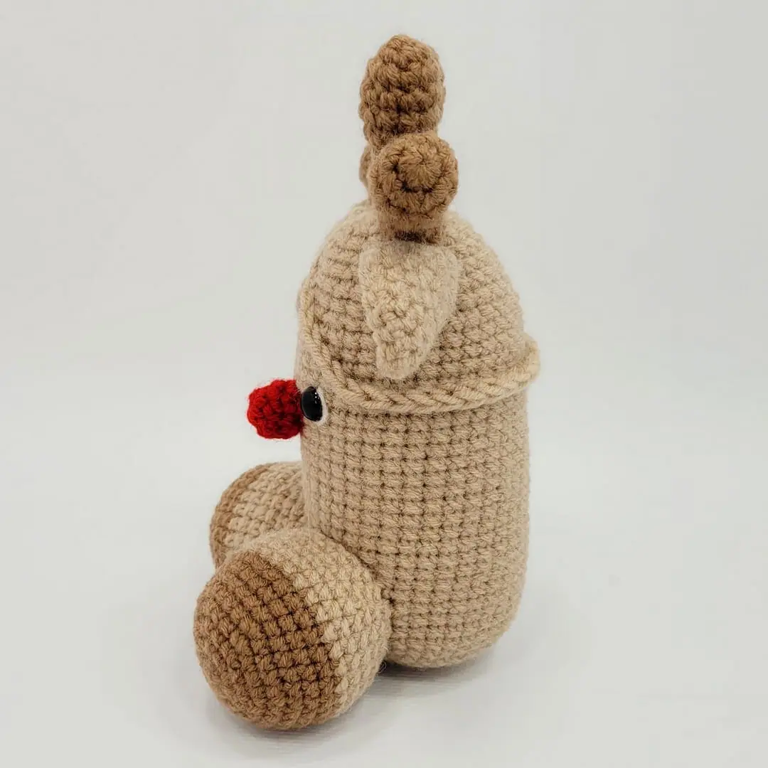 Amigurumi toy pattern Funny Penis Reindeer crochet toy 2 crochet Sexy Penis